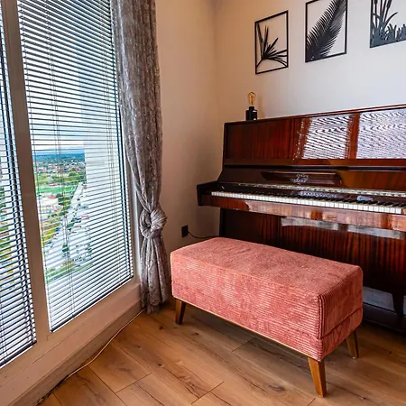 アパート 19th Floor Piano Fitness And Remote Work